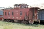 Cotton Belt caboose SSW #128 in WSR yard.